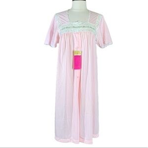 Vintage Sears Best Sleep pink nightgown size m New with tags